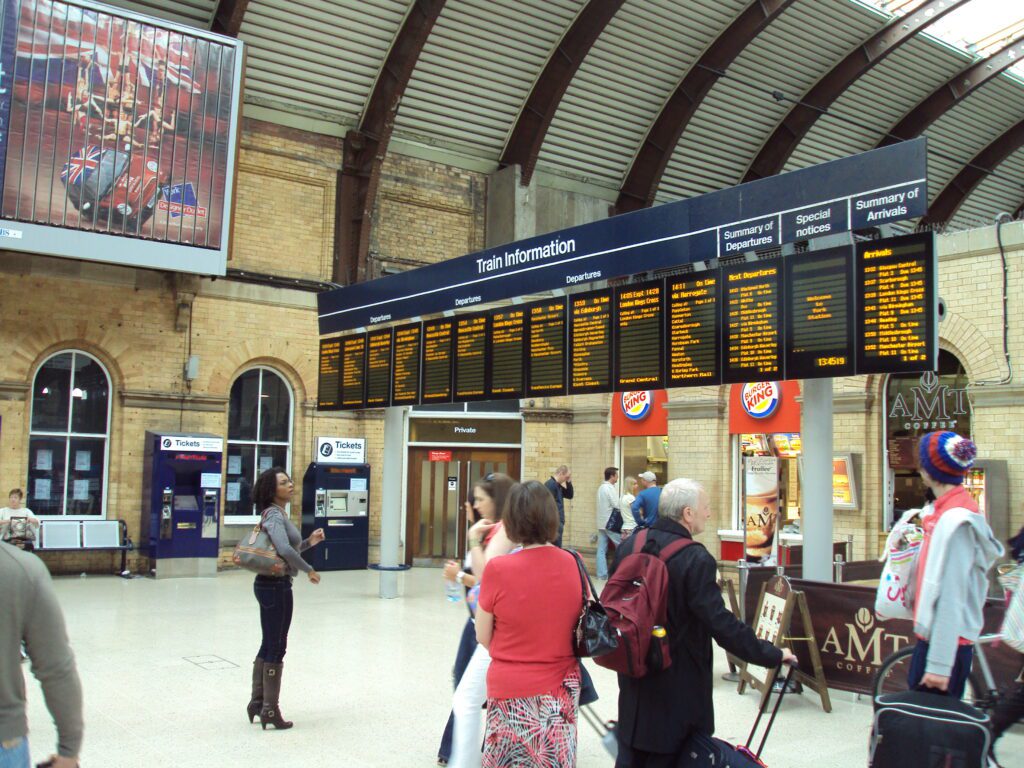 Waterloo Train Station Arrival