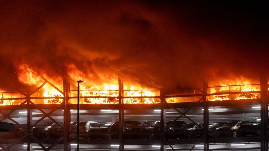 Luton Airport Fire